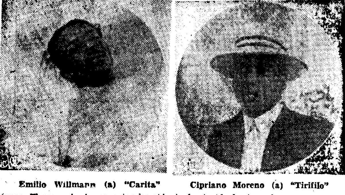 Imagen del joven 'Carita' en el Hospital Dos de Mayo, recuperándose. Al lado, rostro de 'Tirifilo', el delincuente que murió en su ley: chaveteado. (Foto: GEC Archivo Histórico)