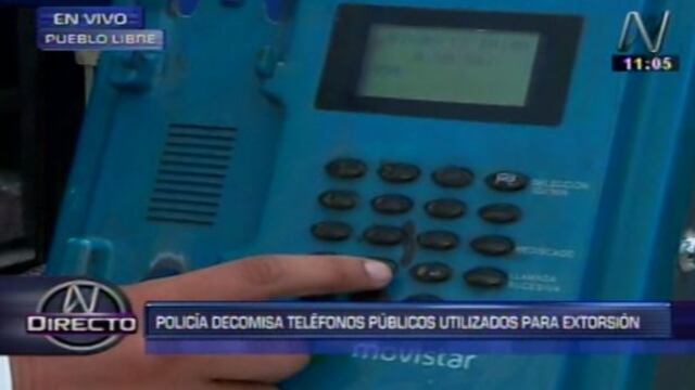 Decomisan más de 40 cabinas telefónicas usadas para extorsión y estafa