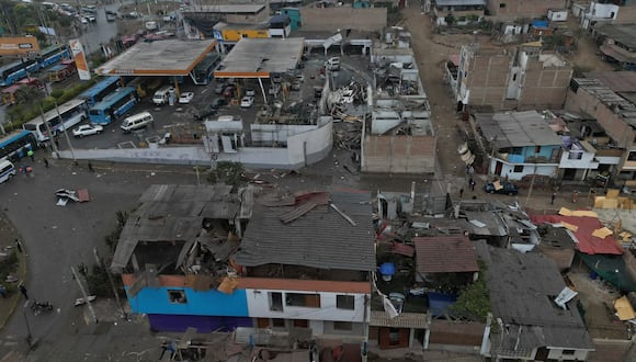 Grupo Espinoza llega a 282 acuerdos de indemnización por daños a las casas tras explosión en planta de compresión de gas en Villa María del Triunfo. (Foto: Joel Alonzo/ @photo.gec).