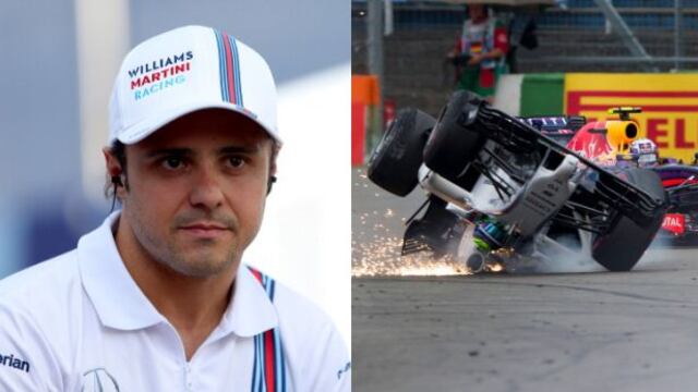 ¿Qué dijo Felipe Massa tras su aparatoso accidente?