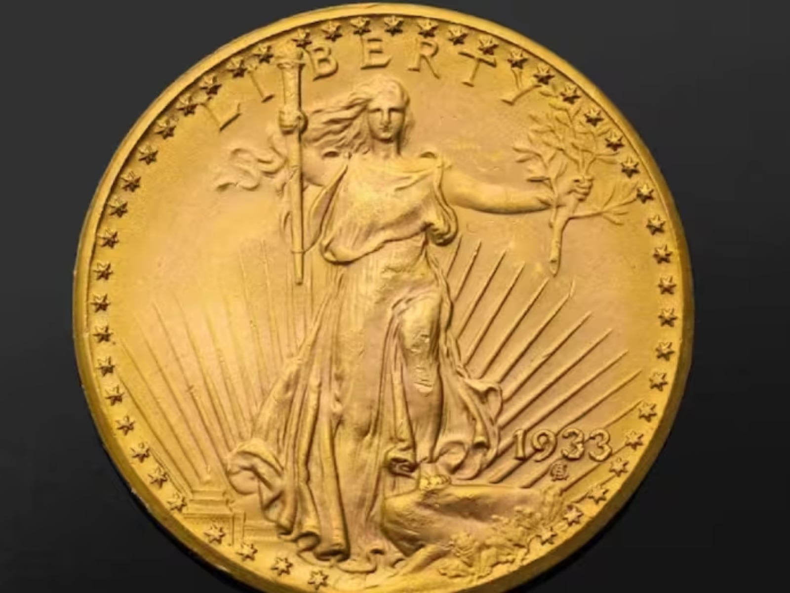 La última subasta de la moneda Double Eagle de 1933 se realizó en 2021 por una gran suma de dinero en Estados Unidos (Foto: Sotheby’s)
