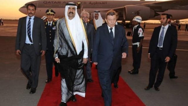 El emir de Qatar llegó al Perú para reunirse con el presidente Humala