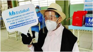 Trujillo: adulto mayor de 103 años de edad fue vacunado contra el coronavirus