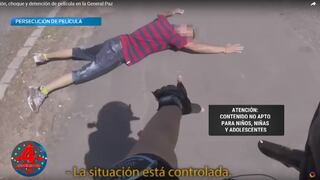 El video de la cinematográfica persecución de un peligroso delincuente en Argentina