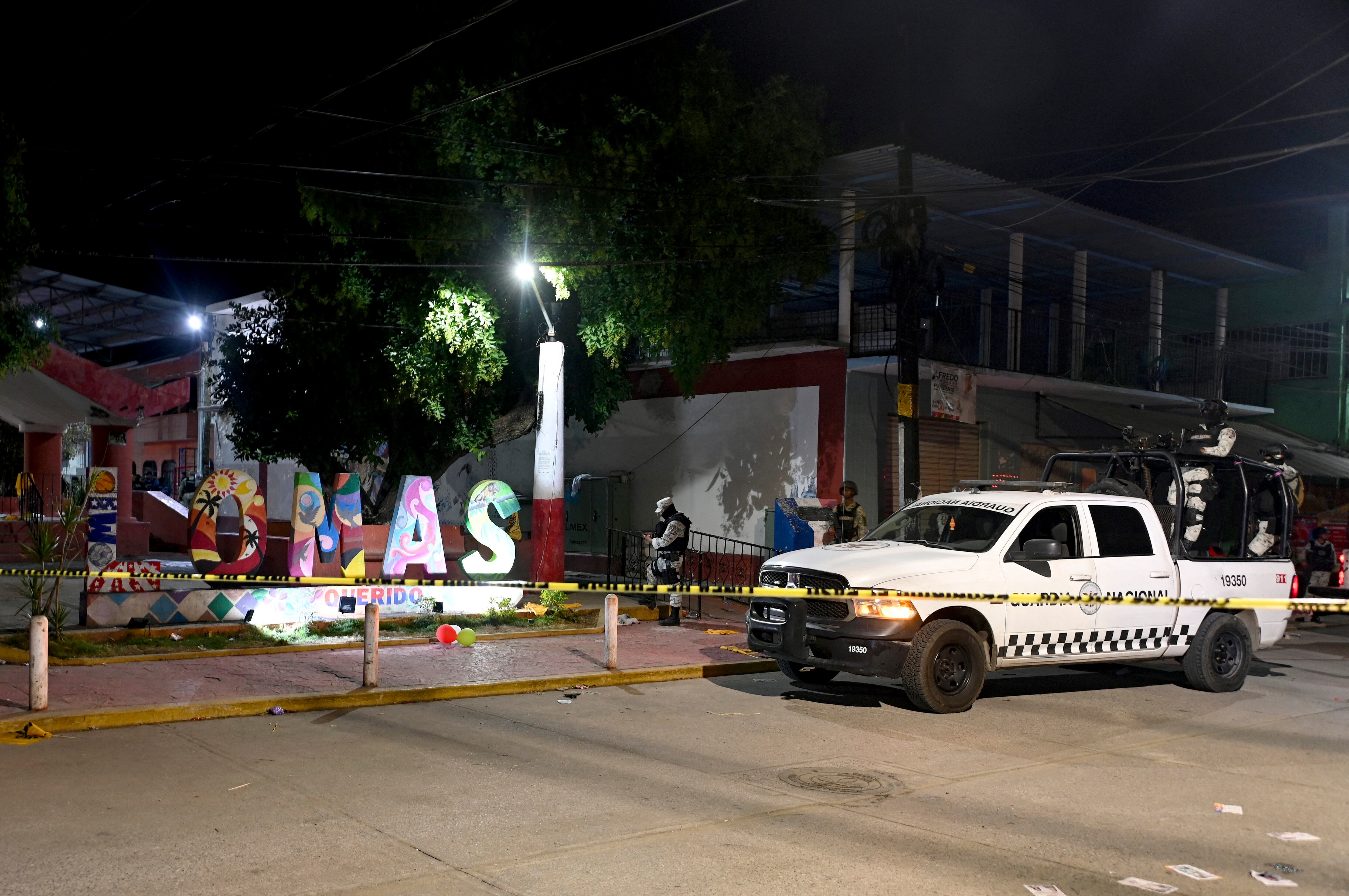 The Police intervene in the crime of the opposition candidate for mayor, Alfredo Cabrera, murdered during the end of his electoral campaign in Las Lomas, Guerrero, Mexico.  (Photo: AFP)