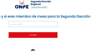 Dónde puedo votar, hoy domingo | Link de la ONPE, revisa con DNI y más de la segunda vuelta de las Elecciones Regionales