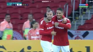 Paolo Guerrero y el bombazo para el 1-0 en el Internacional vs. Paysandu por la Copa de Brasil | VIDEO