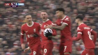 Todo igual en Anfield: Mac Allister anota el 1-1 de Liverpool vs. Manchester City por Premier League | VIDEO