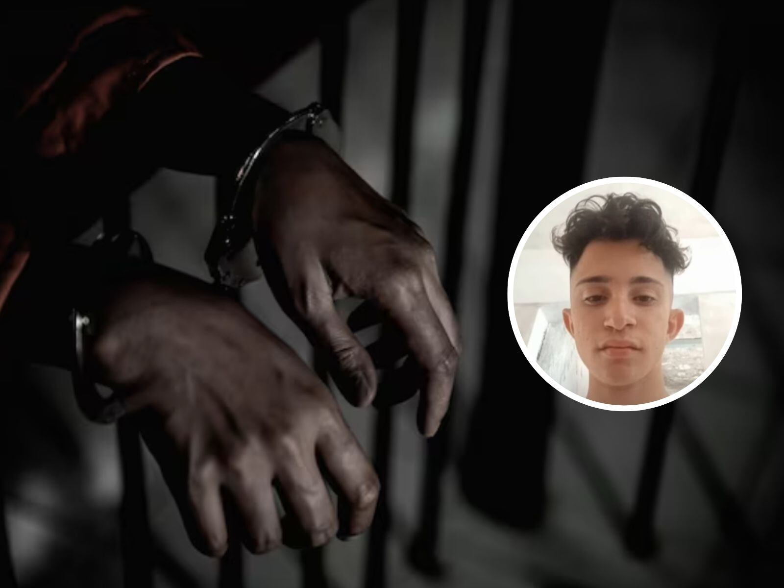 San Karel intentó cruzar ilegalmente la frontera en su intento de escapar de un secuestro. Terminó detenido por ICE. (Crédito: Univision Miami / YouTube)