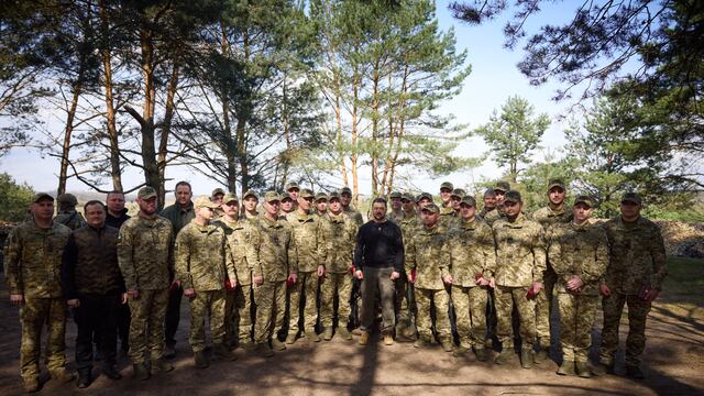 Zelensky visita la frontera con Bielorrusia y Polonia