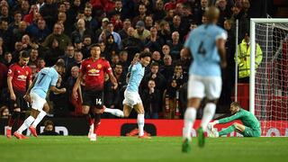 Manchester United vs. Manchester City: mira el gol de Sané tras floja reacción de David de Gea | VIDEO