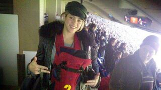 Shakira llevó a su hijo al Camp Nou para ver jugar a Gerard Piqué