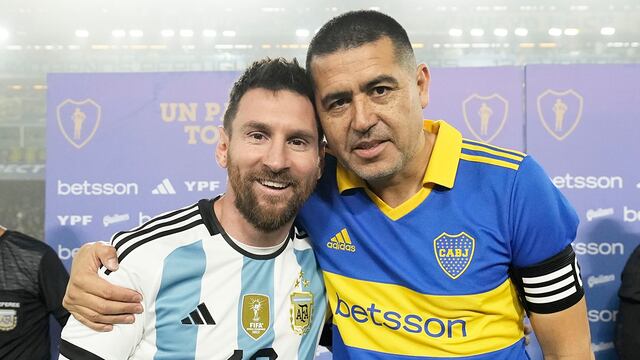 Así fue el Partido despedida de Riquelme con Messi: ver lo mejor del evento | VIDEO