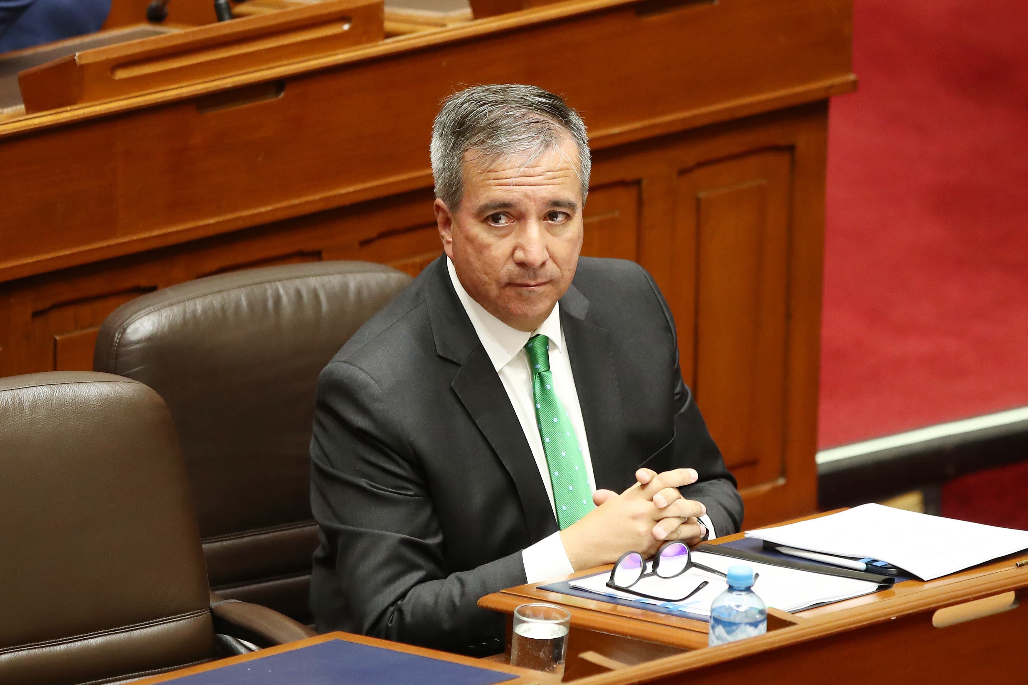 Pleno del Congreso admite moción de interpelación al titular del MTC, Raúl Pérez Reyes, por paralización en el aeropuerto Jorge Chávez. (Foto: jorge.cerdan/@photo.gec)