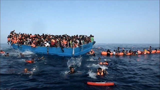 Más de 100.000 migrantes cruzaron el Mediterráneo desde enero[VIDEO]