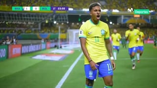 Brasil vs. Bolivia: Rodrygo anota el 1-0 del ‘Scratch’ ante el conjunto altiplánico | VIDEO 