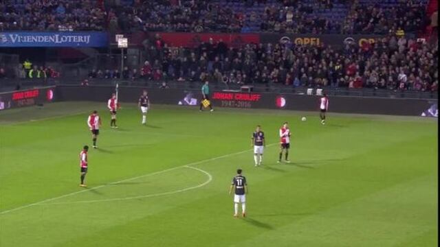 Johan Cruyff: sentido homenaje de Feyenoord en amistoso [VIDEO]