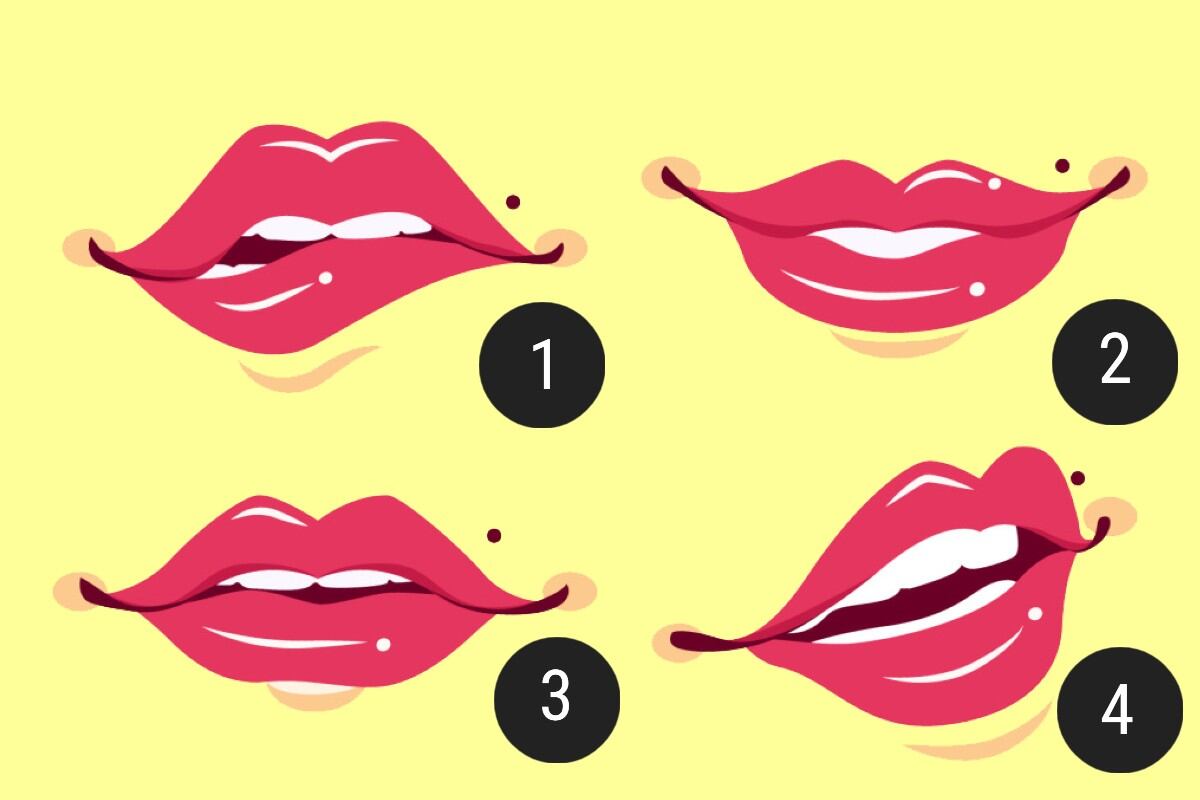 Descubre si eres una persona cizañosa con solo elegir uno de los cuatro labios. (Imagen: Mag / Klipartz)