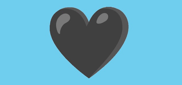 No es maldad: conoce qué es el corazón negro en WhatsApp y cuándo usarlo