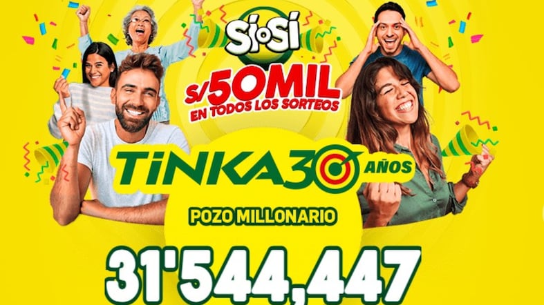 La Tinka del miércoles 30 de julio: mira los números ganadores