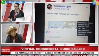Así Guido Bellido defendió una publicación que hizo en el 2017 a favor de la terrorista Edith Lagos | VIDEO