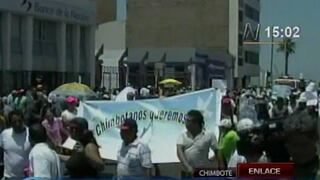 Chimbote: hija de Ezequiel Nolasco encabezó marcha