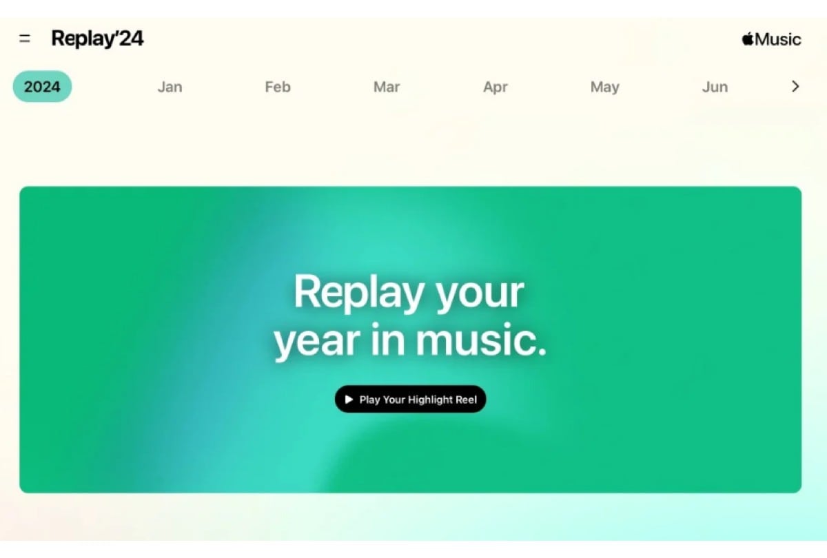 Apple Music Replay 2024. (Foto: Captura Apple Music Replay)