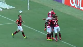 Paolo Guerrero: mira su precisa asistencia de gol para Flamengo