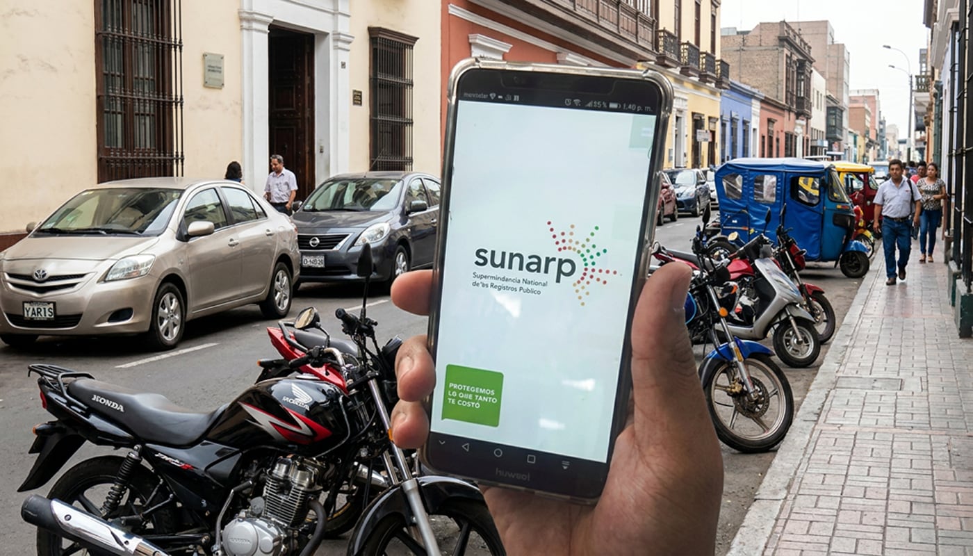 De esta manera puedes saber si tienes autos o motos a tu nombre vía SUNARP