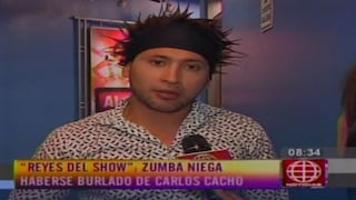 Zumba le ofrece disculpas públicas a Carlos Cacho [VIDEO]