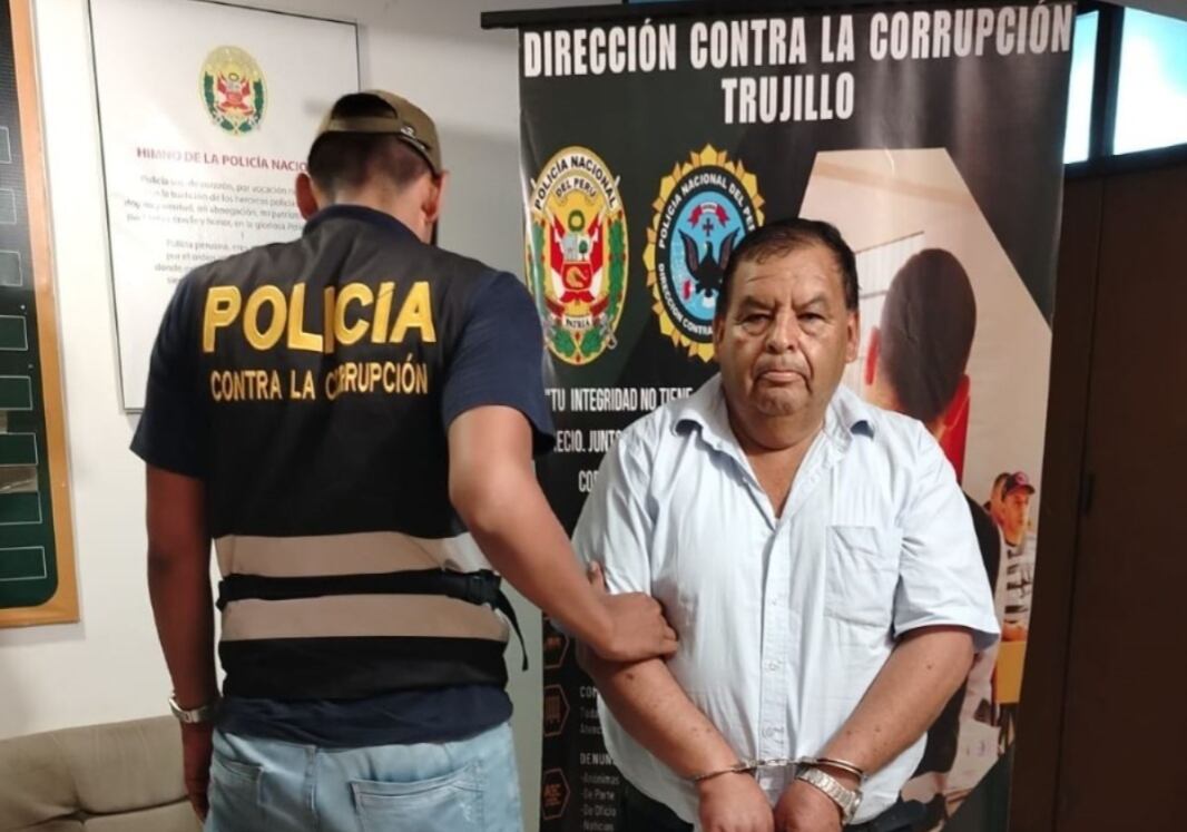 La Libertad: presidente de la Comisión de Energía y Minas es detenido por presunto cobro de coima. (Foto: Difusión)