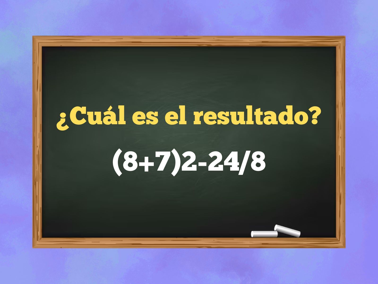 Reto matemático: Mantén la concentración para resolver este ejercicio de números. (Creación: Mag)