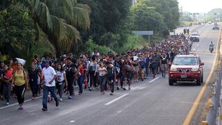 Guardia Nacional mexicana le cierra el paso a la nueva caravana con más de 1.000 migrantes