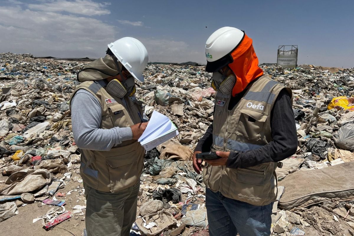 OEFA verifica el manejo de residuos sólidos por parte municipalidades.