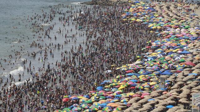 Costa Verde: miles de visitantes abarrotaron este domingo las playas de Miraflores, Barranco y Chorrillos