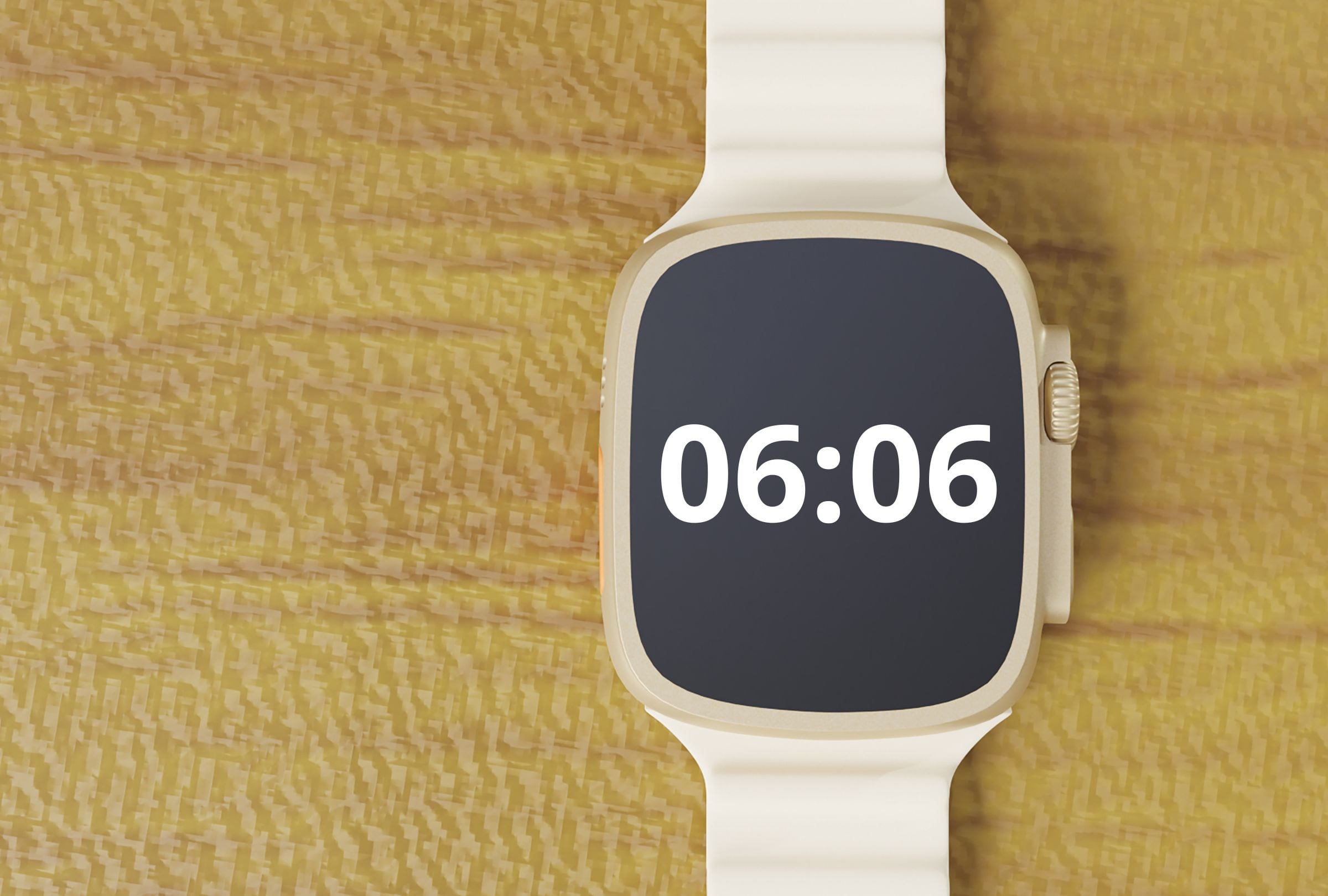 Esta es una imagen referencial de un reloj inteligente que indica que son las 06:06. (Imagen: El Comercio / Mag / Canva)