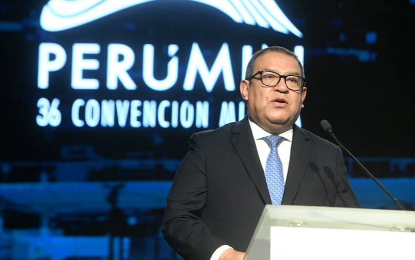 El primer ministro Alberto Otárola anunció el destrabe de nueve proyectos mineros y la creación de la Ventanilla Única Digital en Perumin 36.