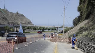 Costa Verde: Se reporta deslizamiento de tierra y caída de piedras tras sismo en Lima