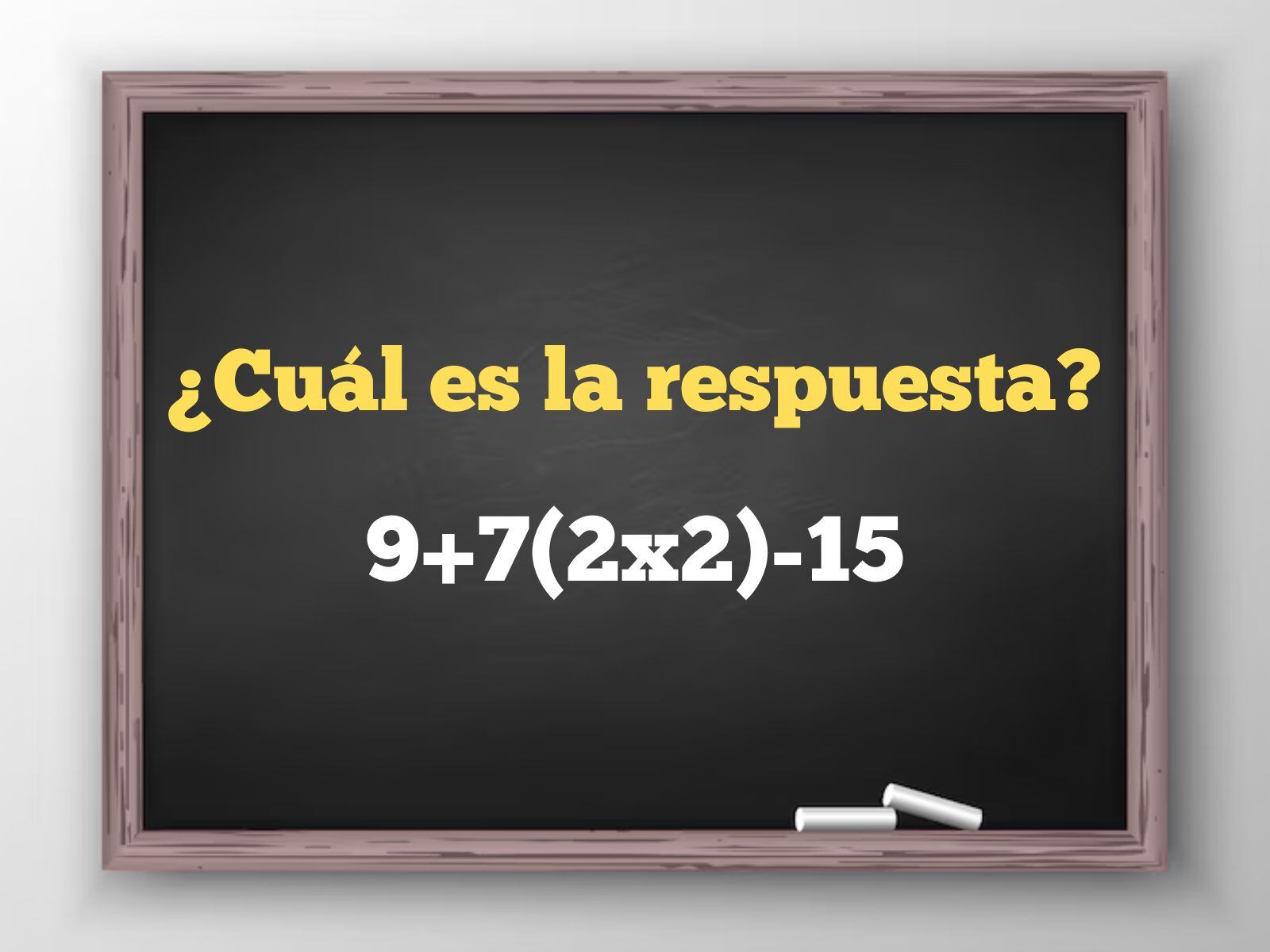 Reto matemático: Será importante tu nivel de atención cuando desarrolles el ejercicio. (Creación: Mag)