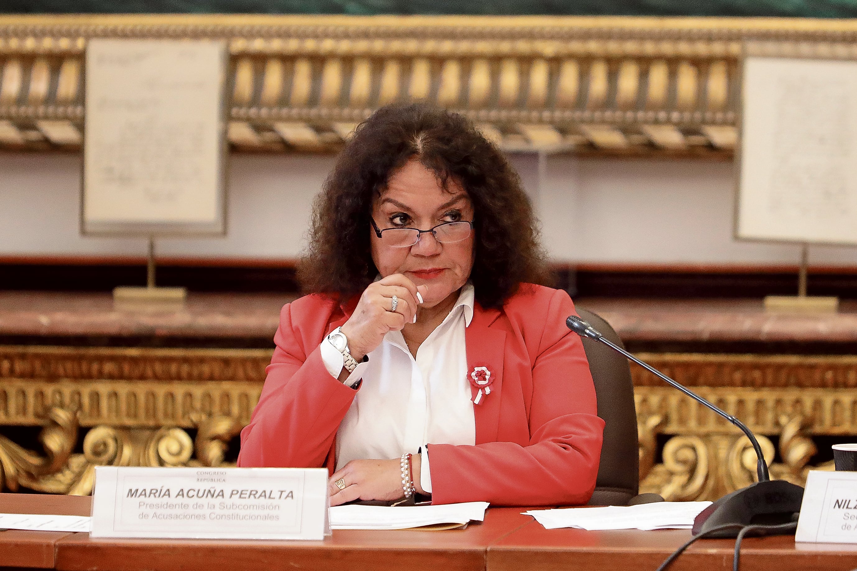 La congresista María Acuña (APP) había invadido parte de un espacio público en Surco. (Foto: Julio Reaño / @photo.gec)