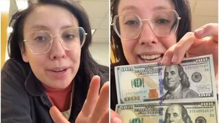 Trabajadora bancaria explica cómo detectar billetes falsos tras intento de estafa de un cliente
