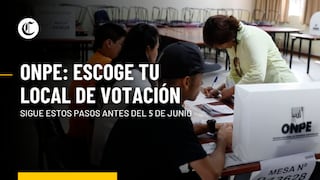 ONPE: cómo escoger tu local de votación para las elecciones regionales y municipales 2022