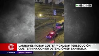 La Molina: roban cúster y causan persecución que termina en San Borja | VIDEO