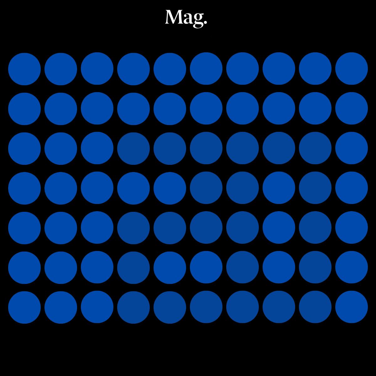 ¿Puedes encontrar el número de dos cifras oculto entre las bolas azules en solo 9 segundos?