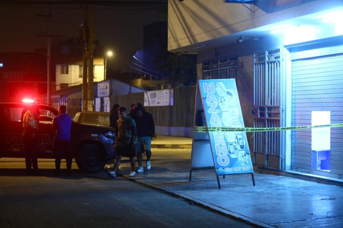 Asesinan a una mujer en el interior de una farmacia ubicada en Los Olivos. (Foto: César Grados/@photo.gec)