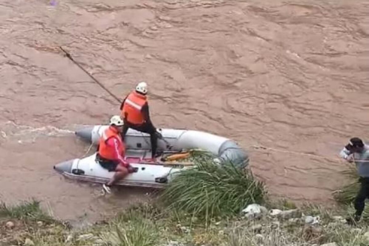 Intensa búsqueda de menor desaparecida en el río Apurímac, en el Vraem. (Foto: Andina)
