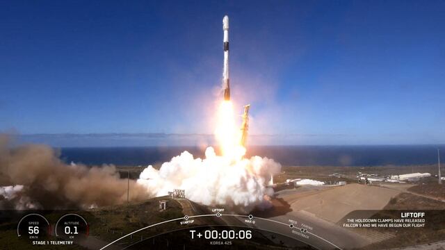 Estados Unidos, con SpaceX, encabezó los lanzamientos de cohetes en 2023