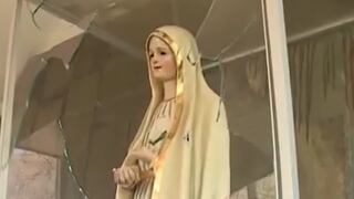 La Molina: Sujeto desconocido destruyó imagen de la Virgen del Inmaculado Corazón