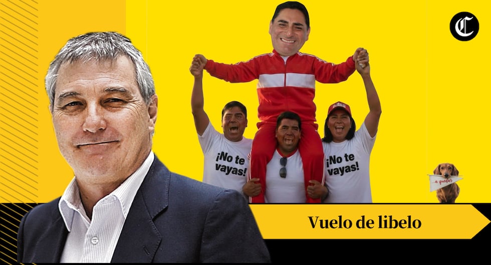 "Si para cuando esta pequeña columna vea la luz, el antiguo humorista ha cumplido con su promesa de renunciar a la postulación presidencial y todas sus pompas, habrá que saludar su coherencia. Y si no, habrá que reírse nomás de él, igual que antes". Ilustración: Composición GEC / Giovanni Tazza