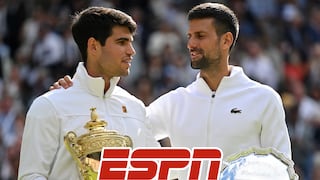 ESPN transmitió la semifinal Carlos Alcaraz 3-0 Novak Djokovic por el US Open 2025